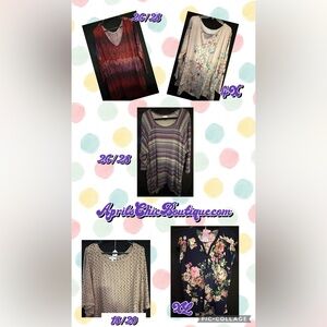 Multiple Women’s Plus Size Blouses